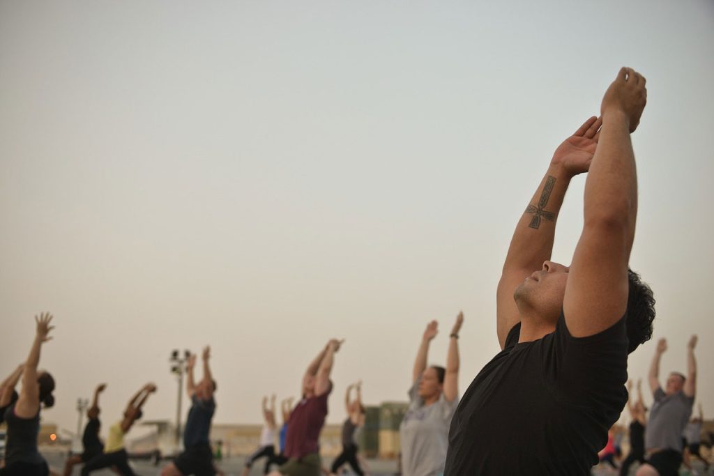 Men start Practicing Yoga